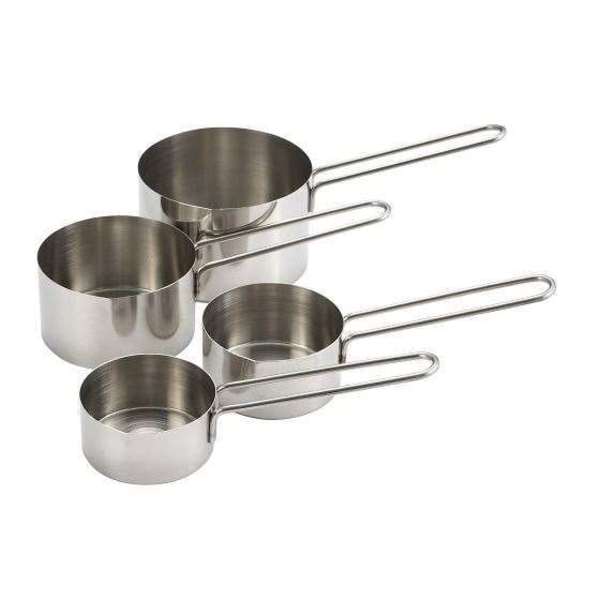 Winco Winco 4 Piece Stainless Steel Measuring Cup Set MCP-4P